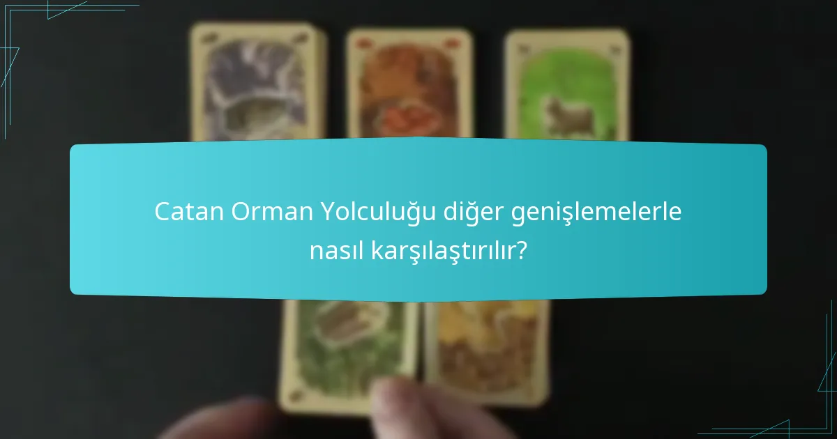 Oyuncular Catan Orman Yolculuğu’nda fırsatlarını nasıl genişletebilir?