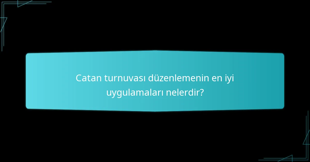 Catan turnuvalarında hangi puanlama sistemleri kullanılır?