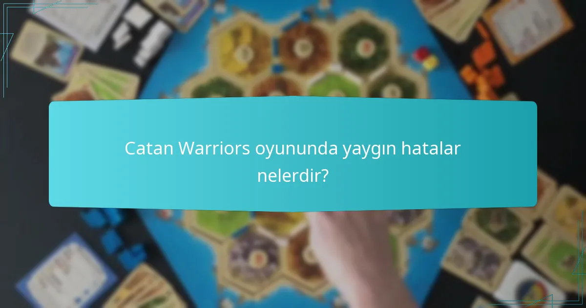 Catan Warriors’da kaynak kontrolü nasıl çalışır?