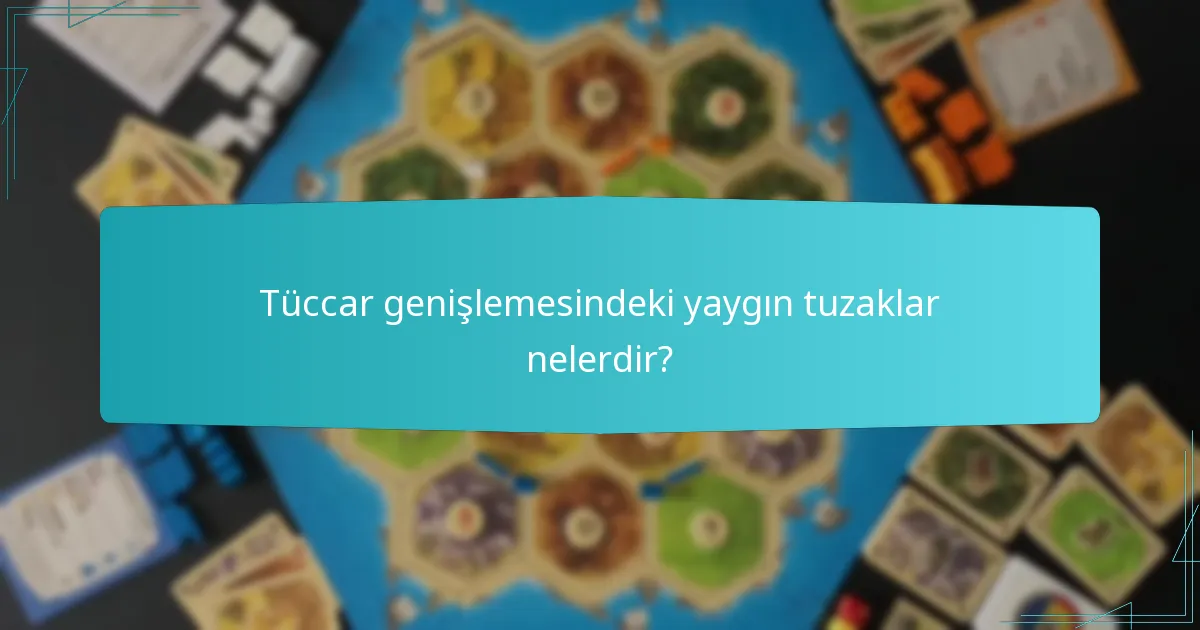 Tüccar genişlemesindeki yaygın tuzaklar nelerdir?